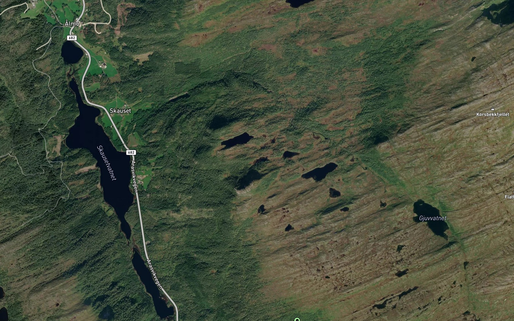 Satellite map of the Durmalstjonna