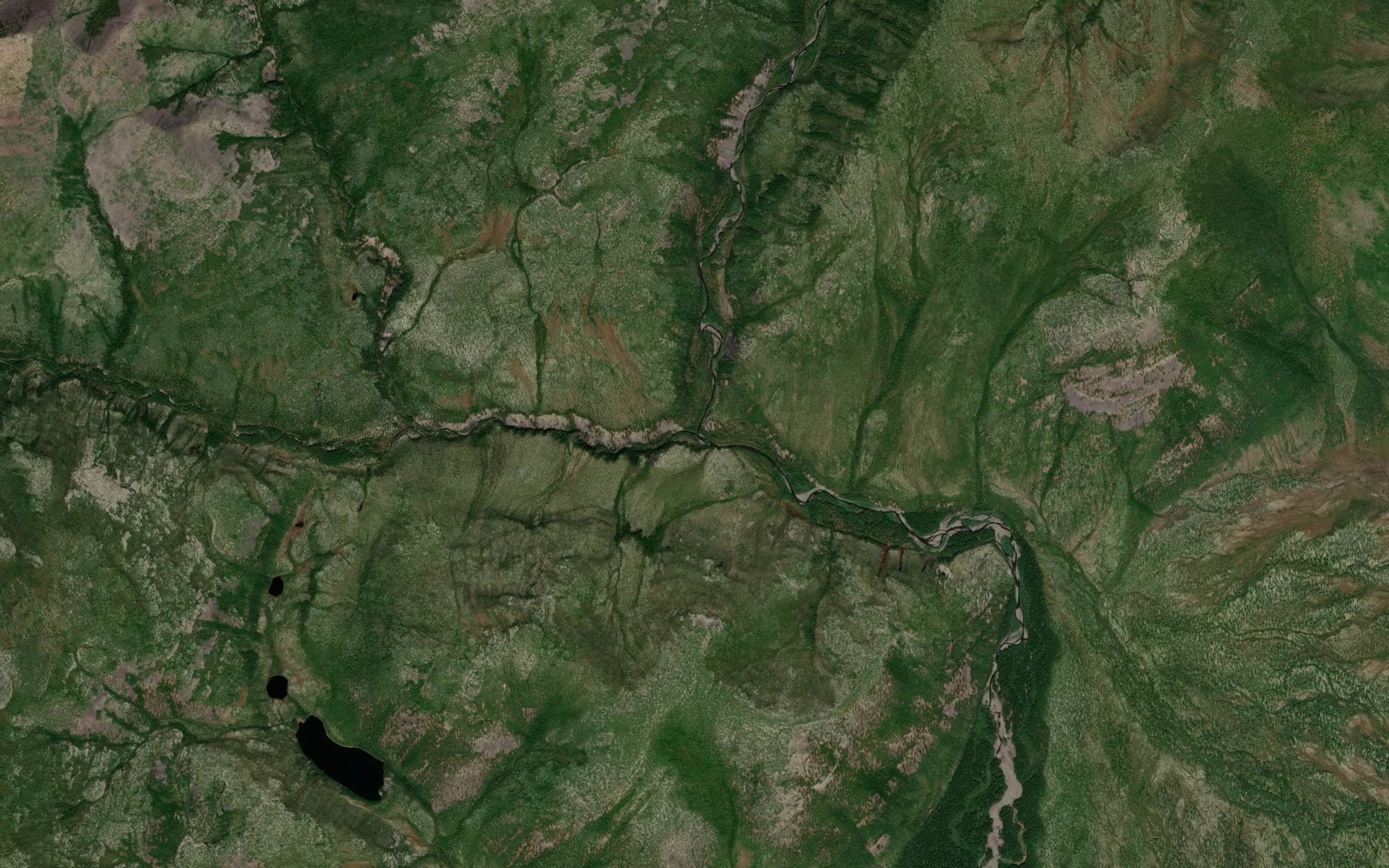 Satellite map of the Chalbykchan