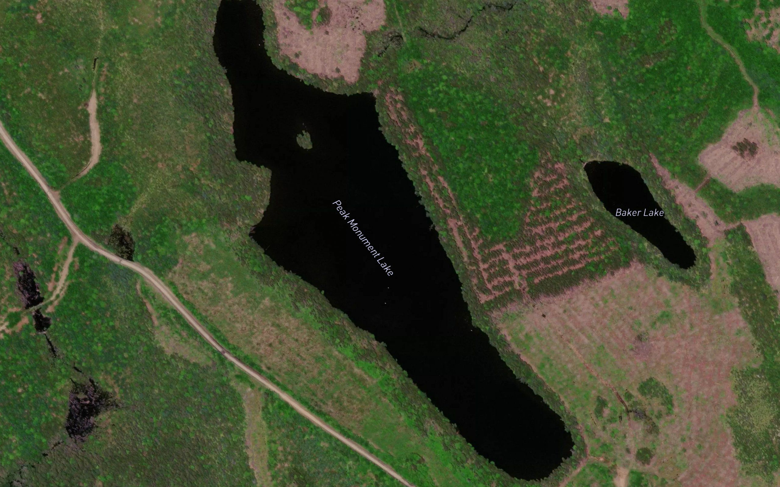 Peak Monument Lake