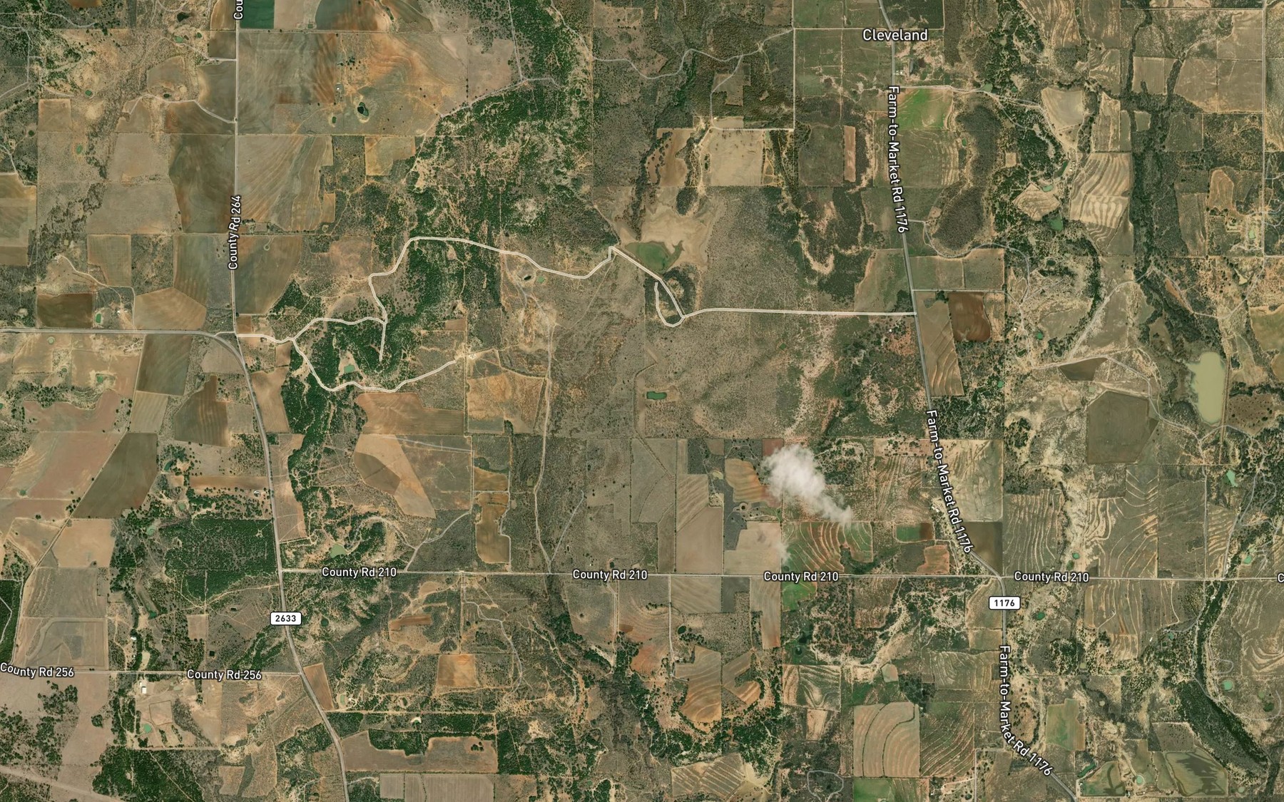 Satellite map of the Soil Conservation Service Site 3 Reservoir