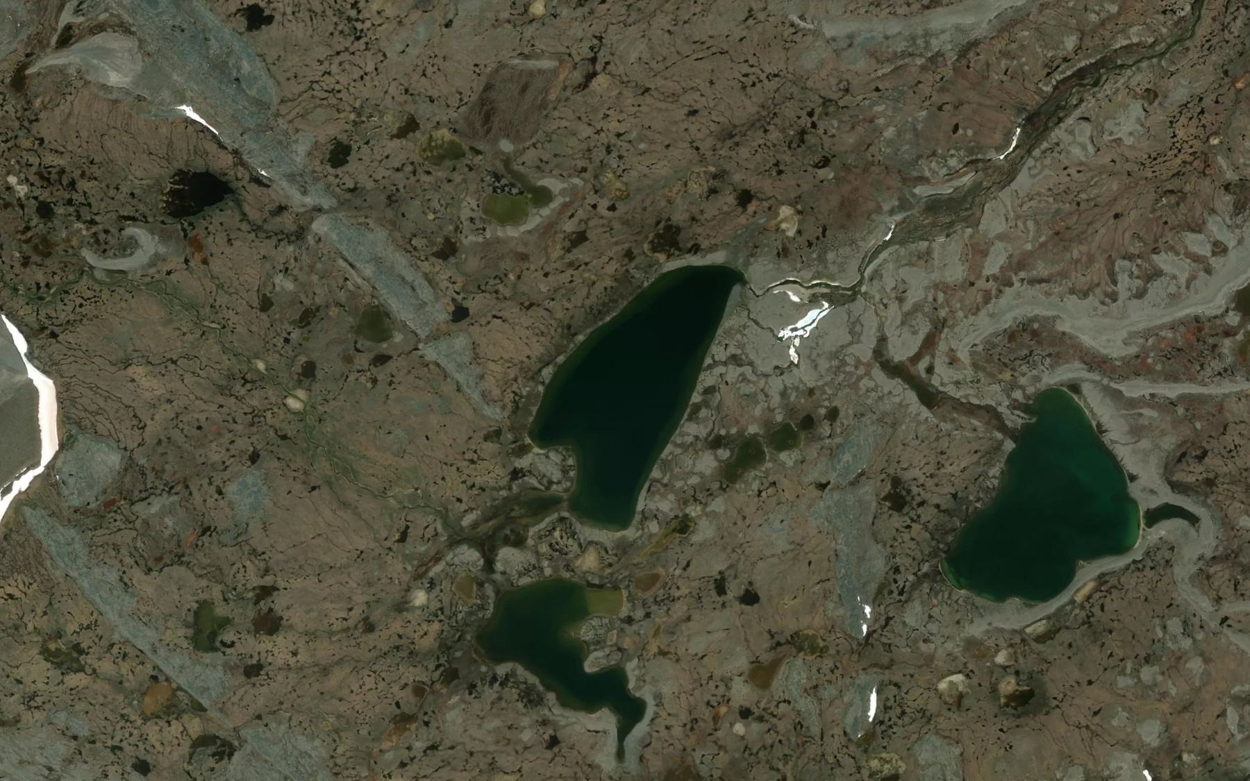 Satellite map of the Lac Sinaujarjuaq