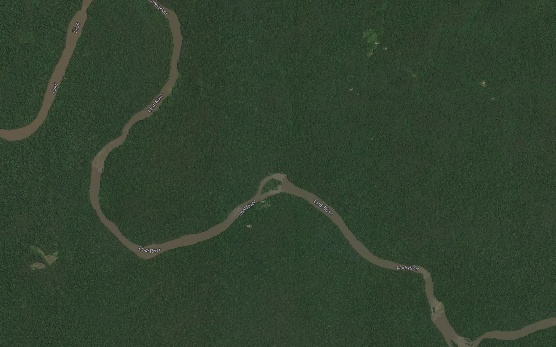 Satellite map of the Ligembe