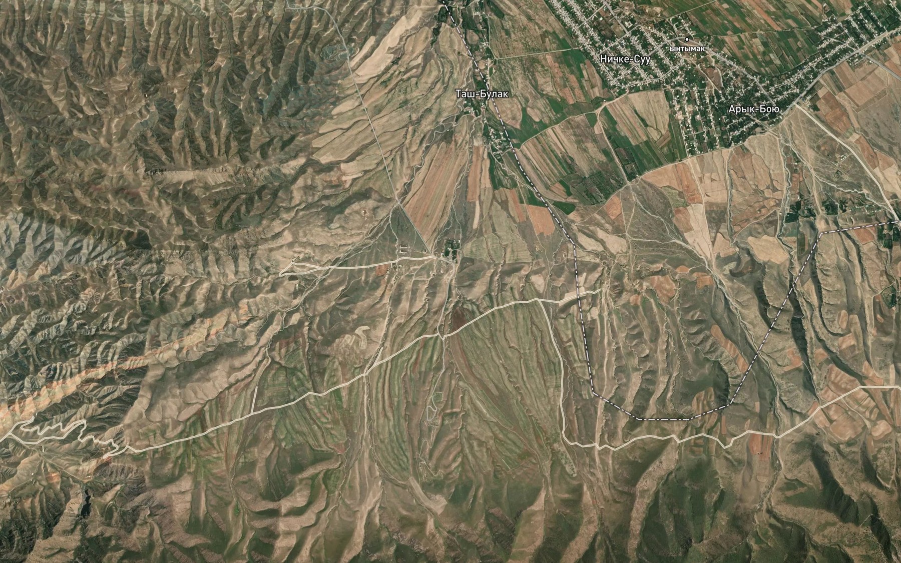 Satellite map of the Rodnik Kosh-Tepe