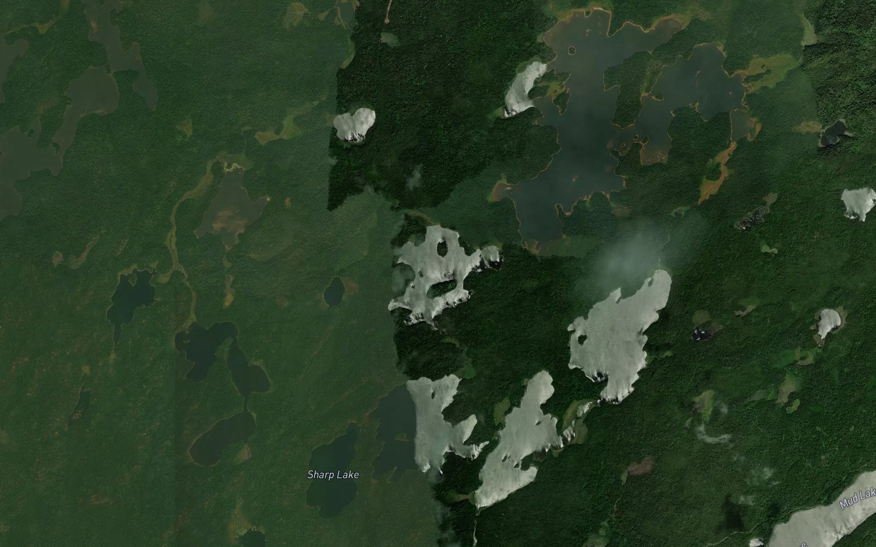 Satellite map of the Noswal Lake