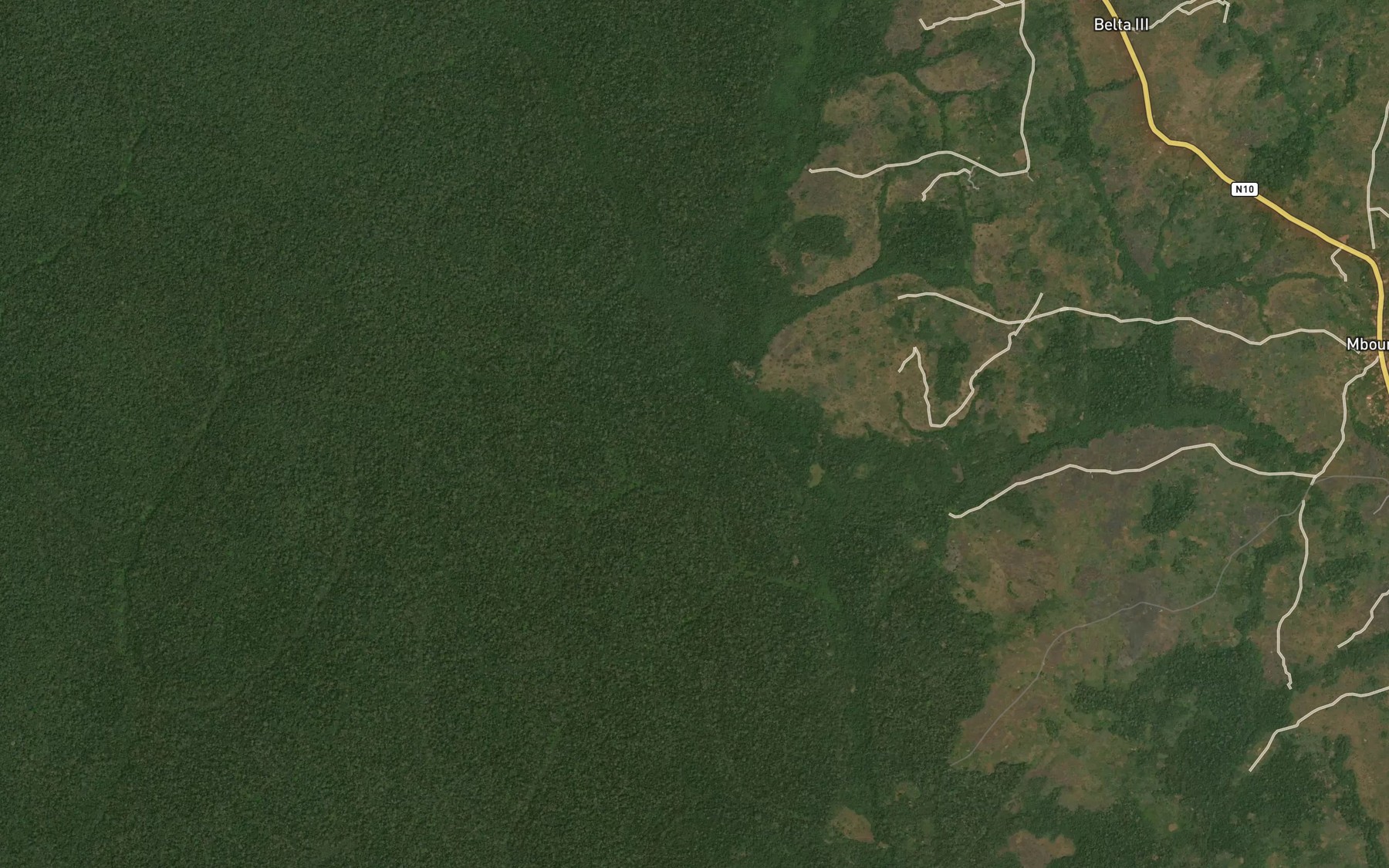 Satellite map of the Soye
