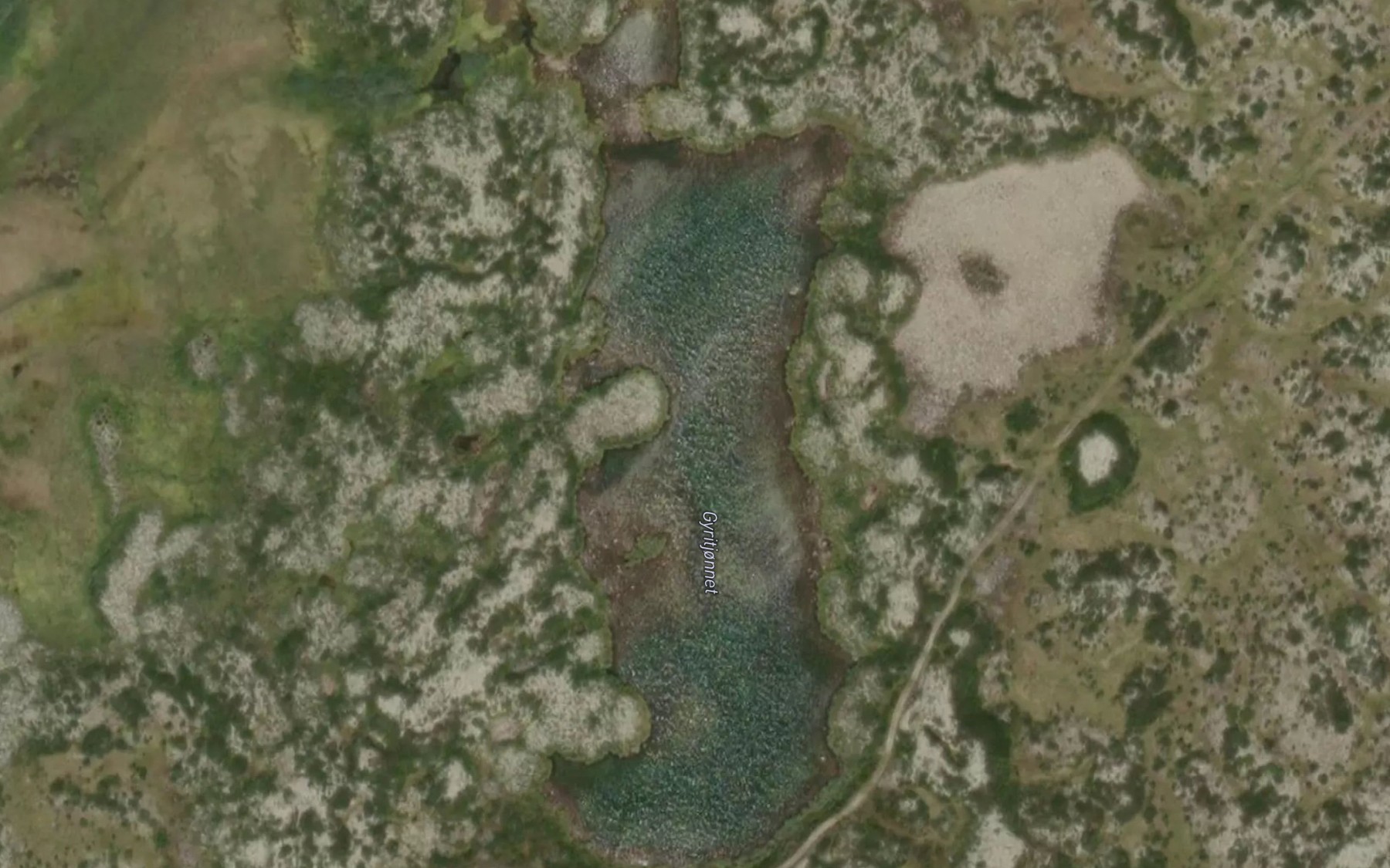 Satellite map of the Gyritjornet