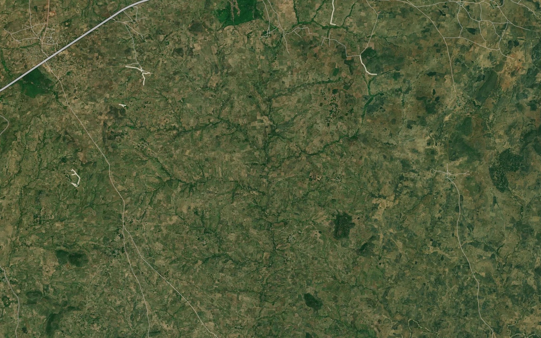 Satellite map of the River Neyero
