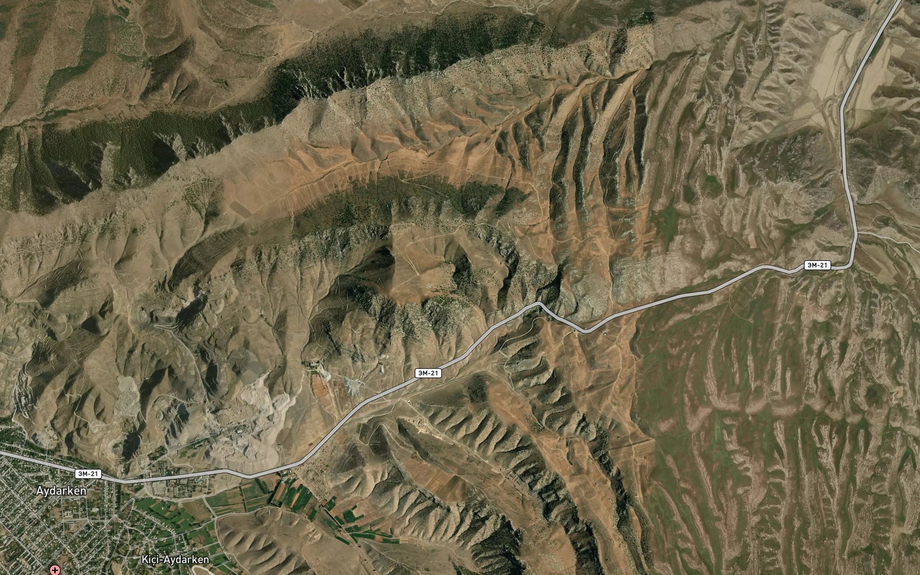 Satellite map of the Rodnik Almalyk-Bulak