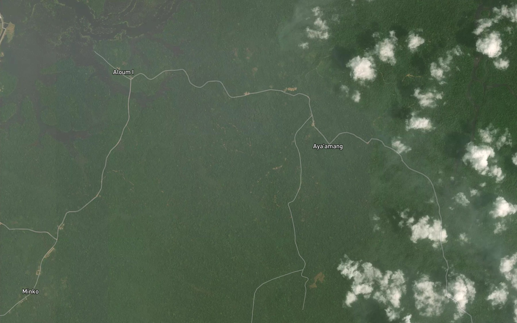 Satellite map of the Bengoto