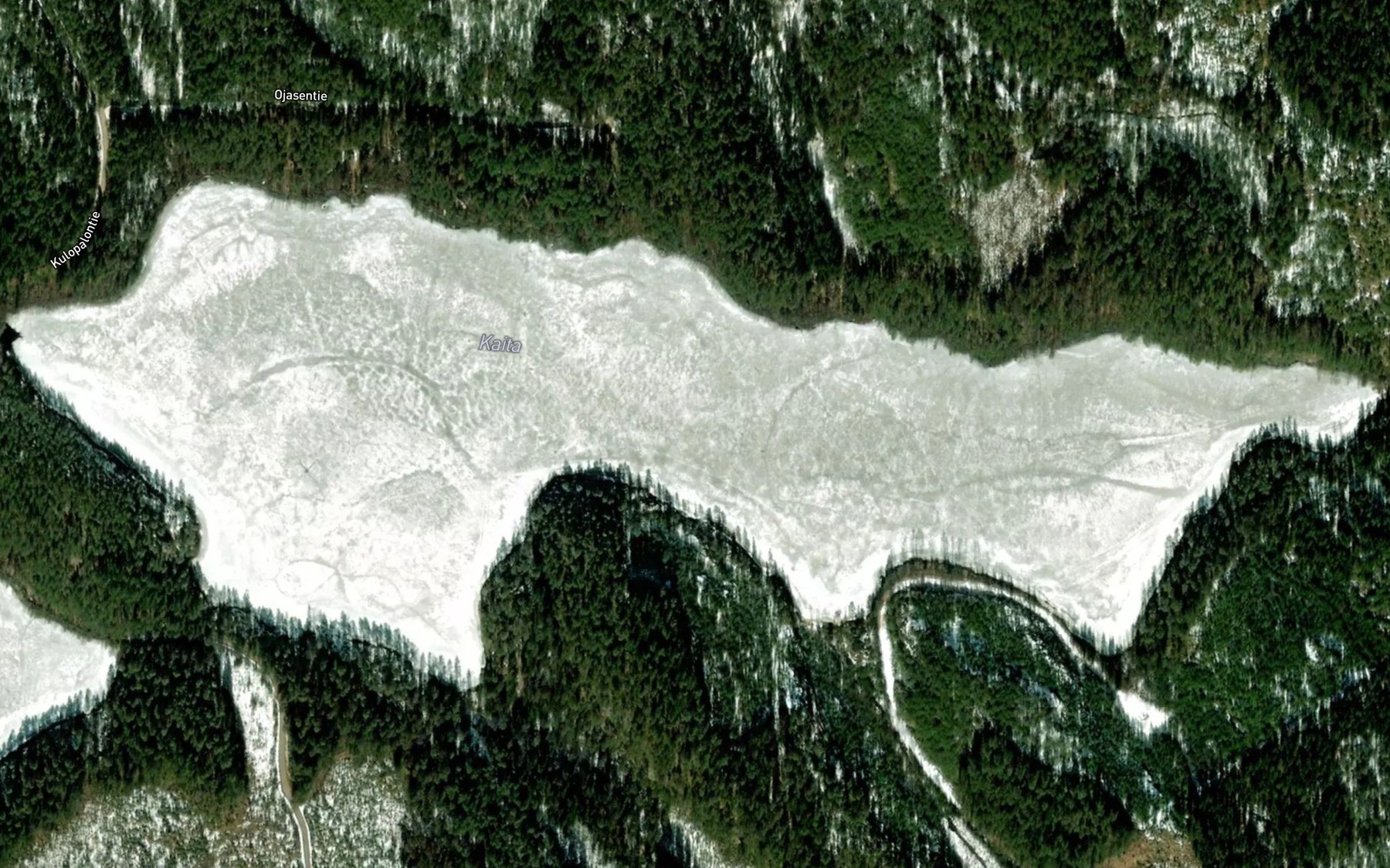 Satellite map of the Kaita
