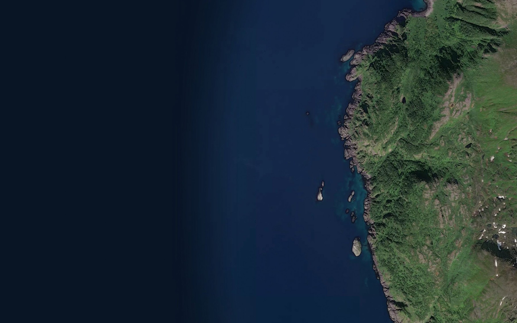 Satellite map of the Kvalgrunnen