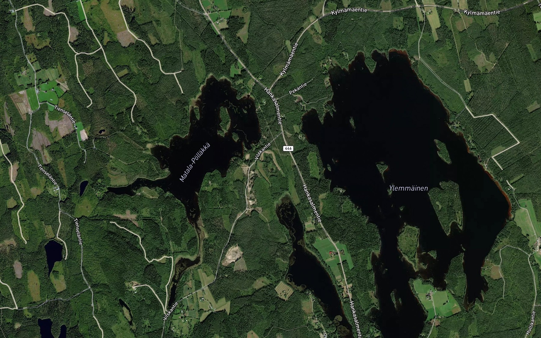 Satellite map of the Sirkkasenlampi