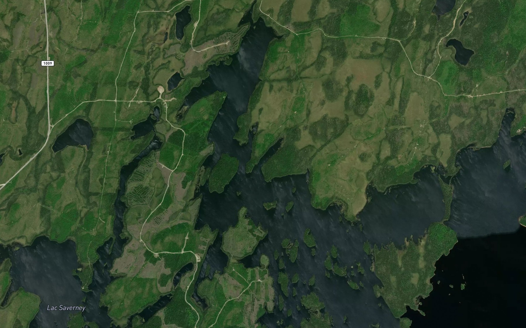 Satellite map of the Baie Hanotaux