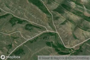Satellite map of the Bates Creek