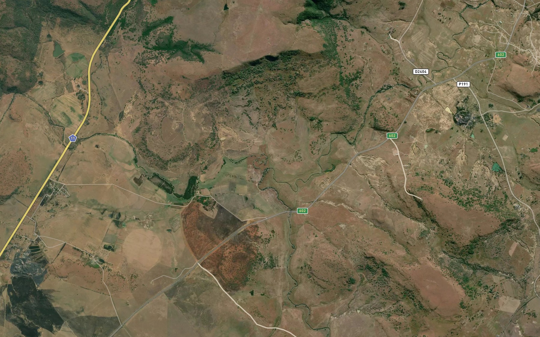 Satellite map of the Nkunzi