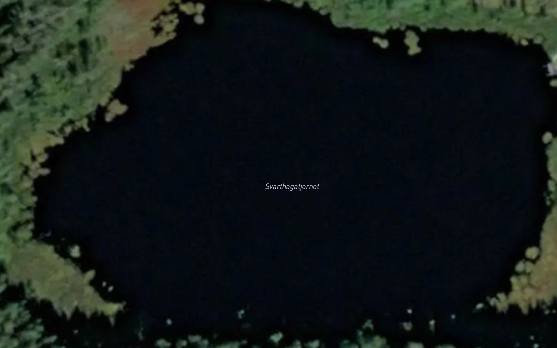 Satellite map of the Svarthagatjernet