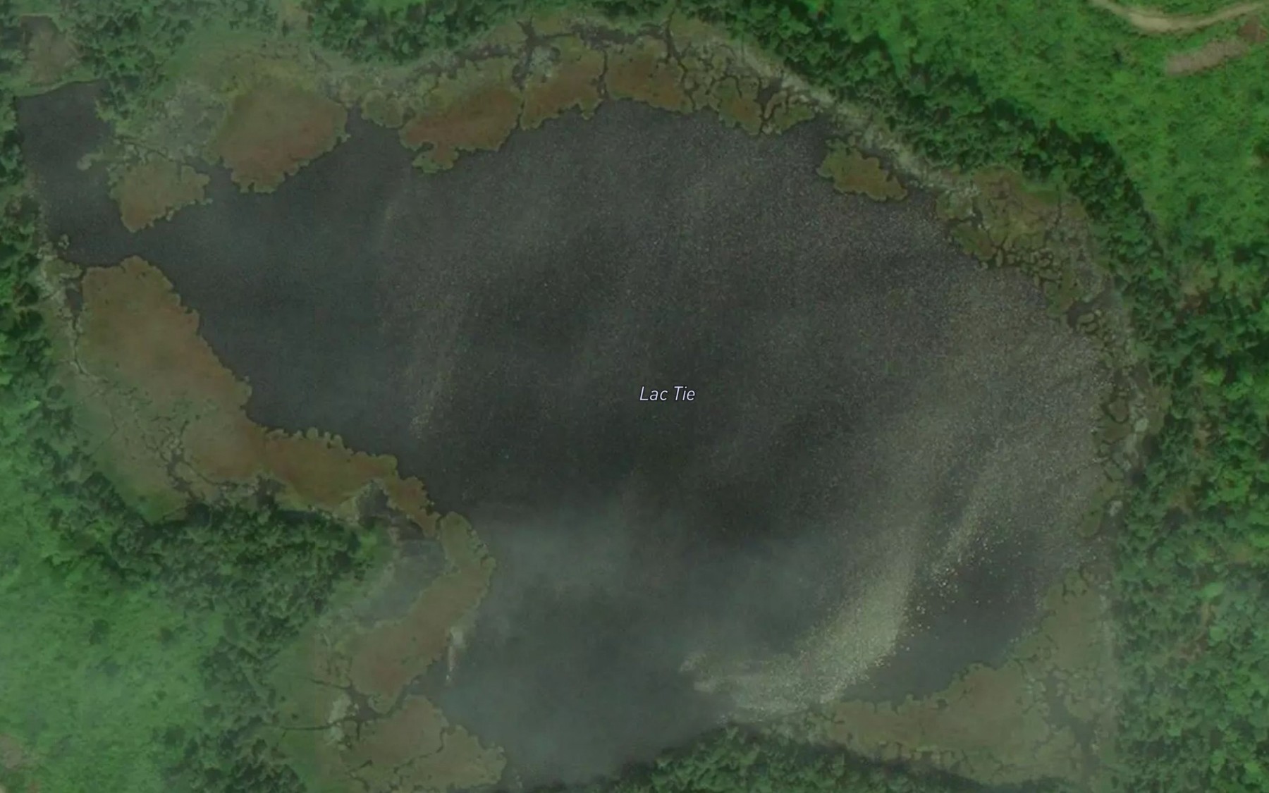 Satellite map of the Lac Tie