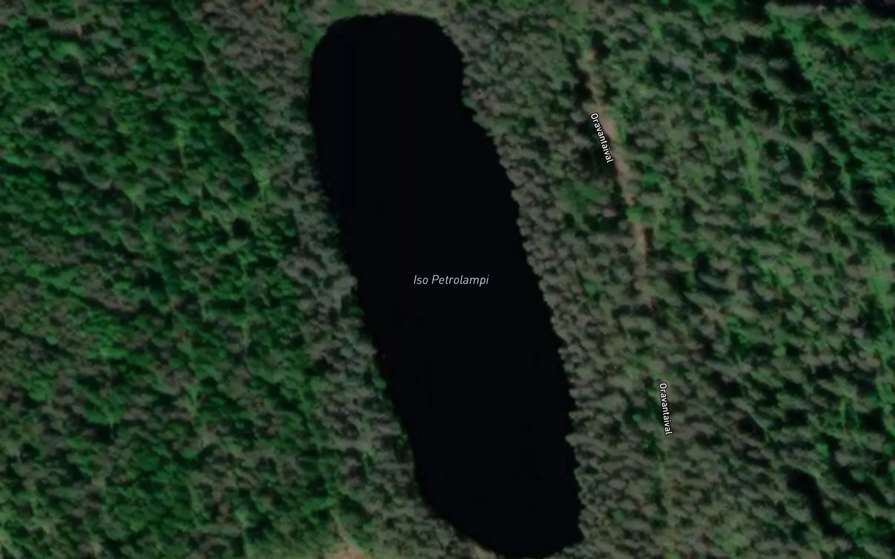 Satellite map of the Iso Petrolampi
