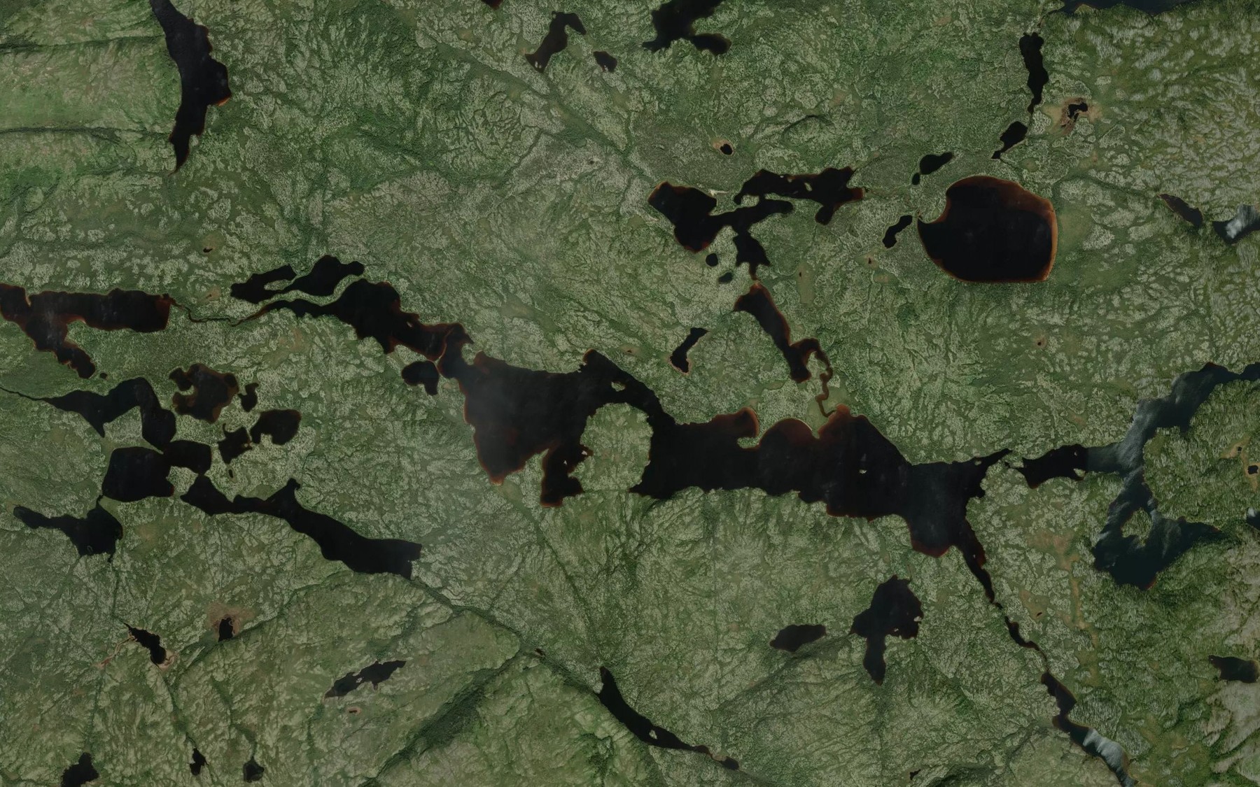 Satellite map of the Lac Desgenettes