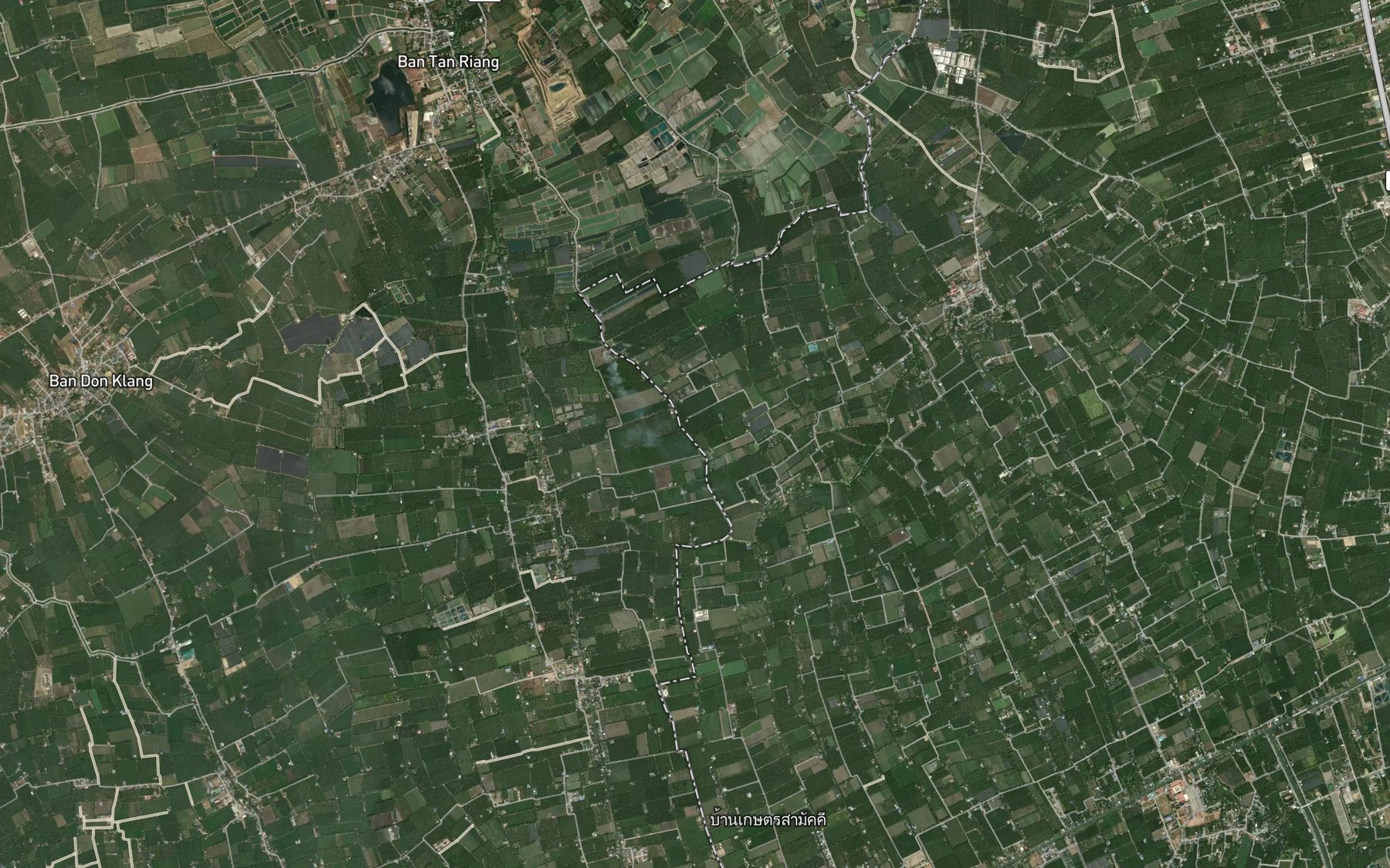 Satellite map of the Khlong Rang Mueang