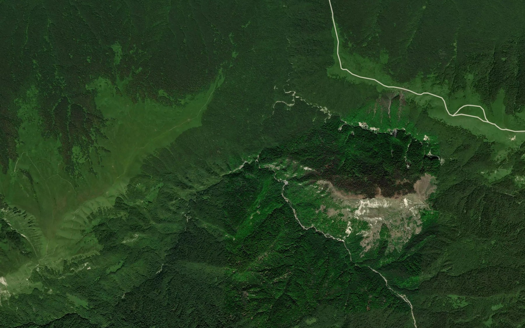 Satellite map of the Kokichuakh