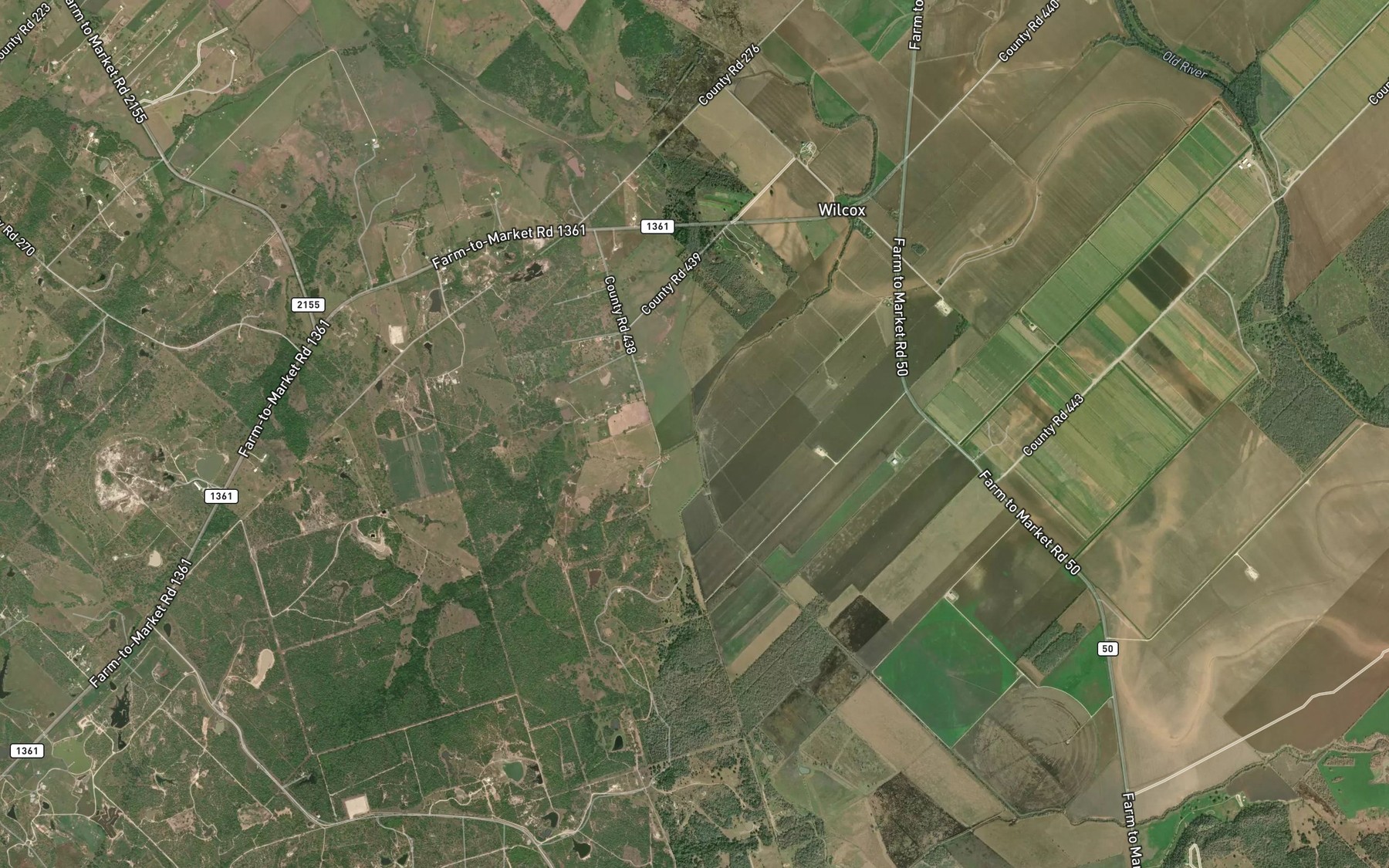 Satellite map of the Grassy Slough