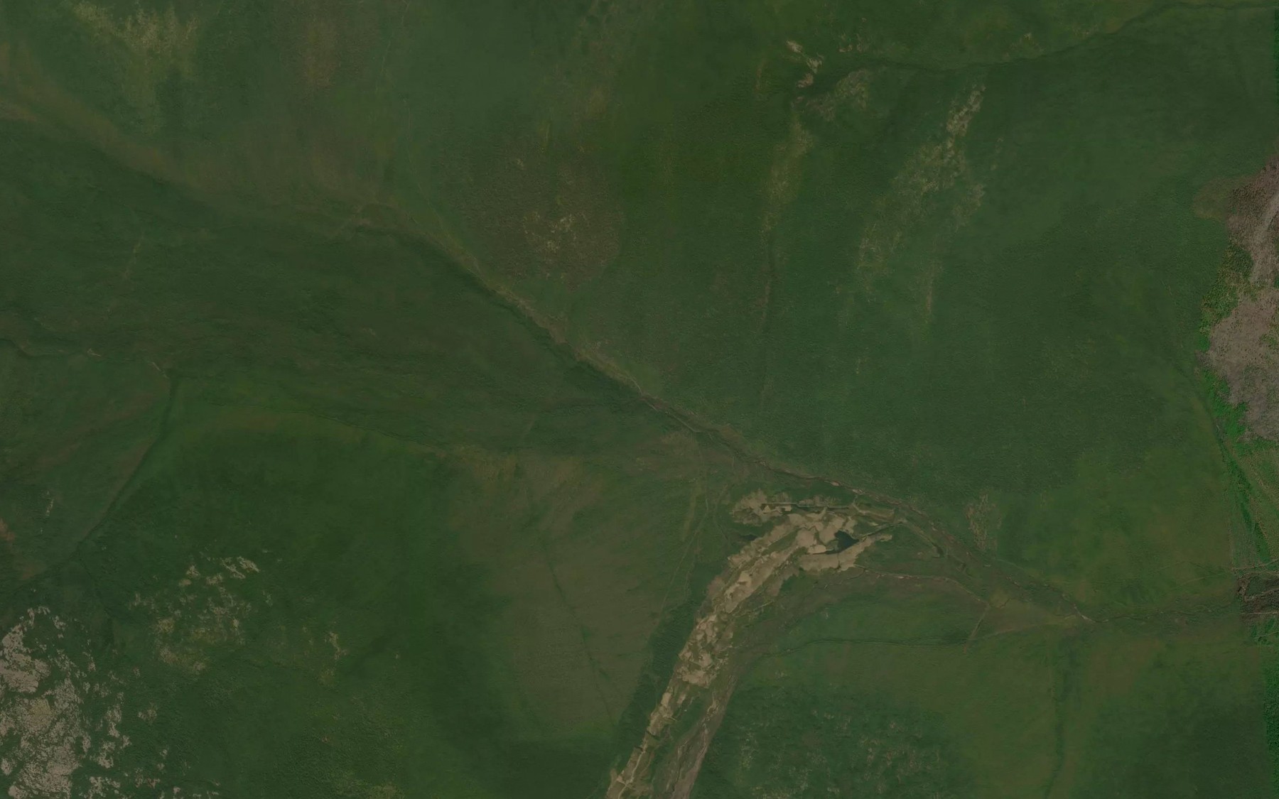 Satellite map of the Kryuchok