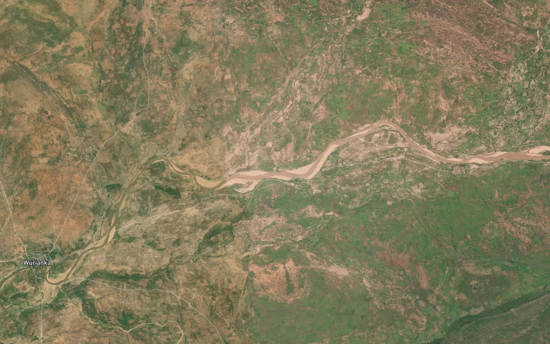 Satellite map of the MayoShumshi