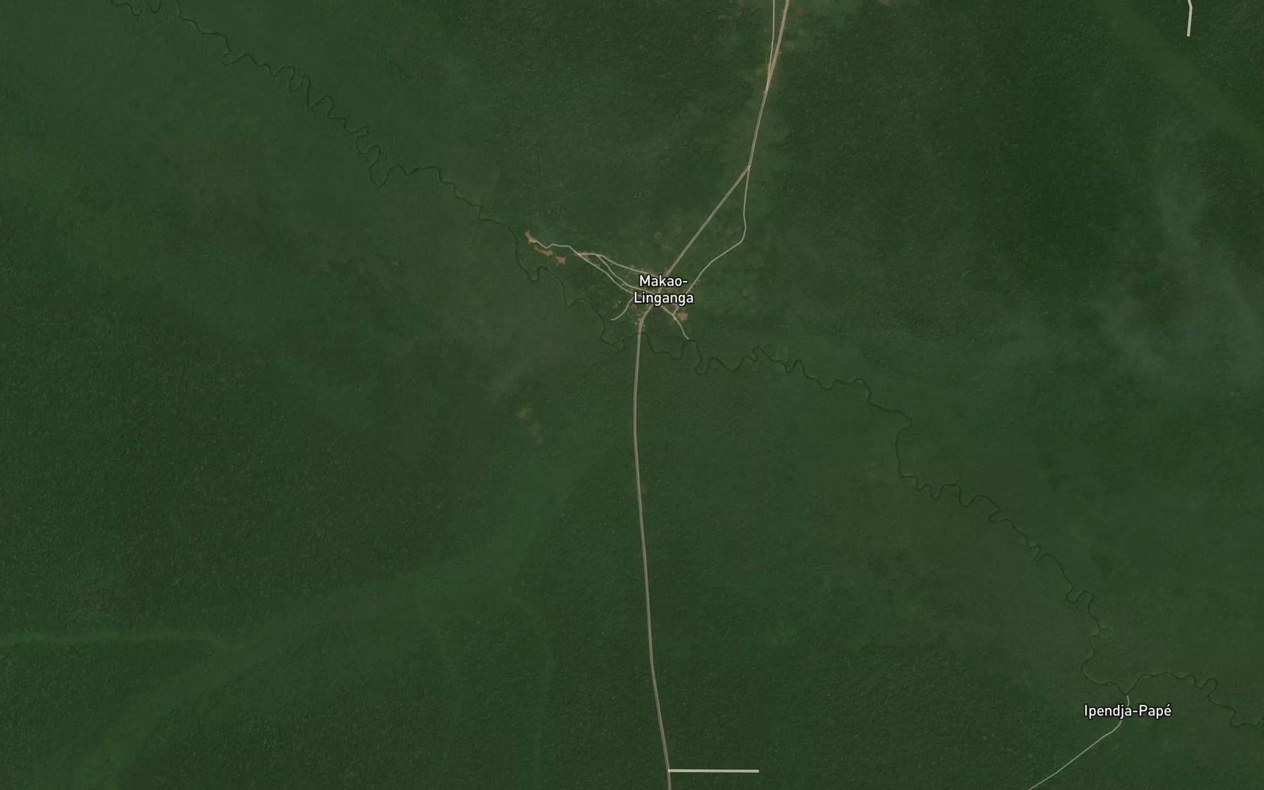 Satellite map of the Loundougou