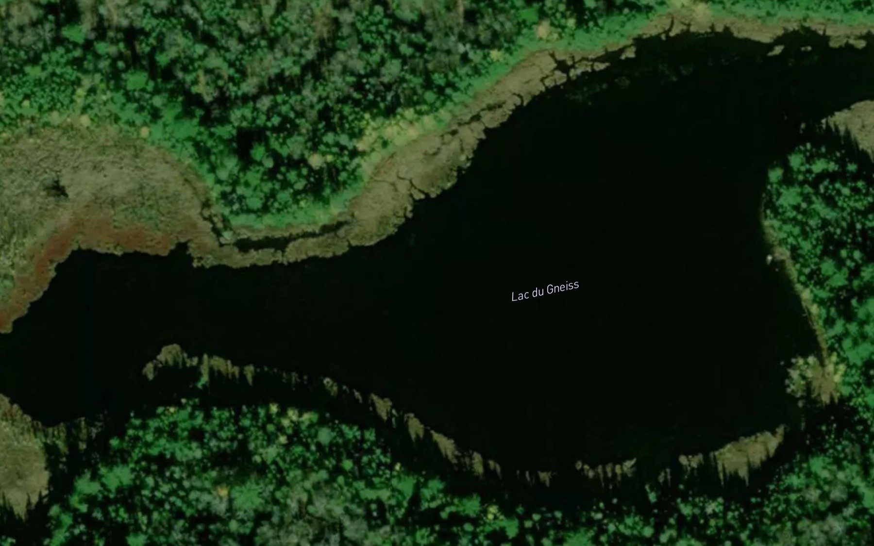 Satellite map of the Lac du Gneiss