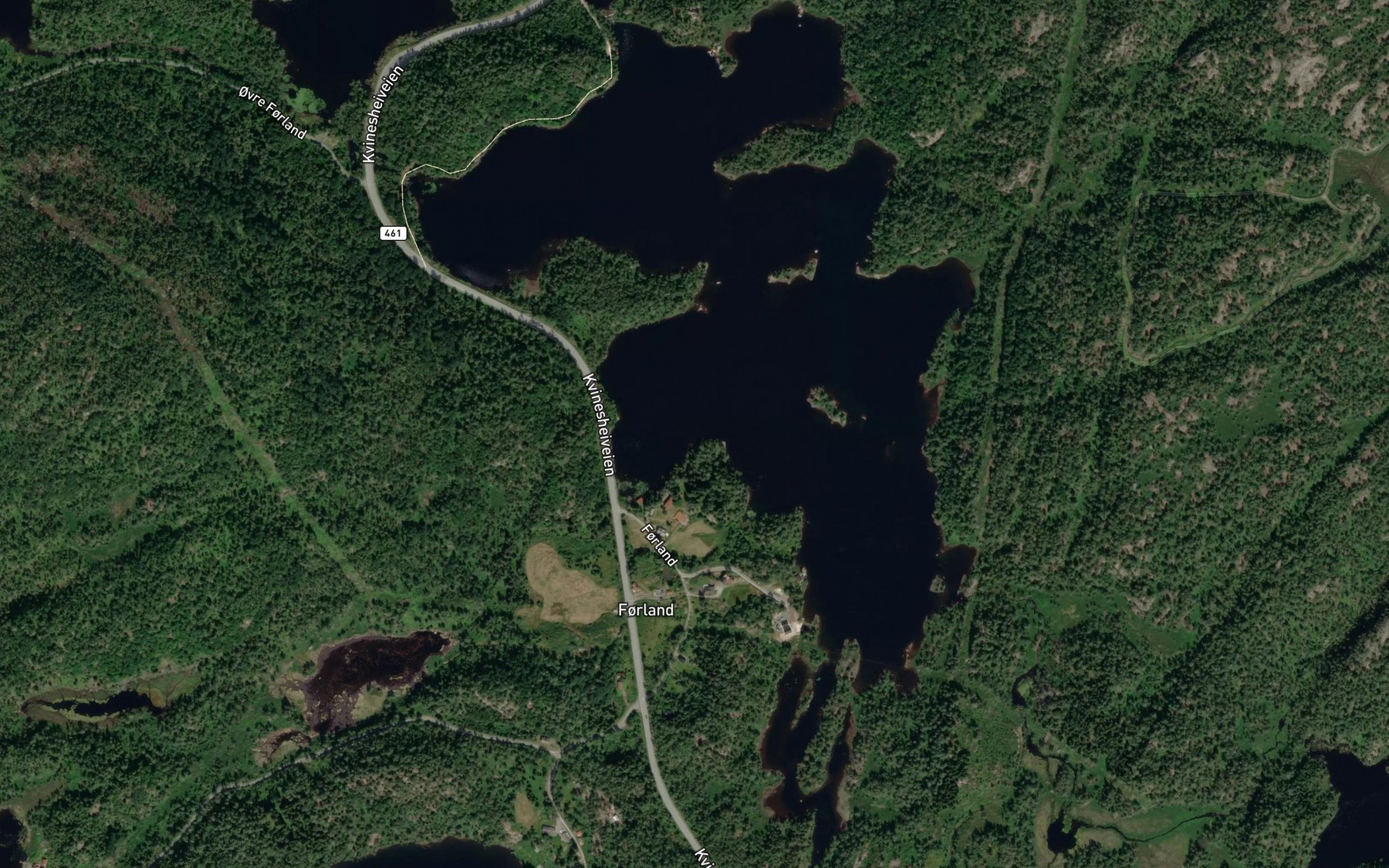 Satellite map of the Forlandsvatnet