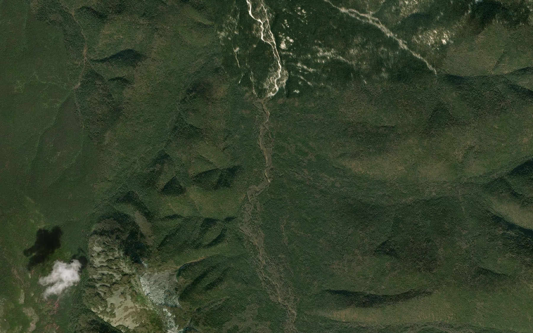 Satellite map of the Ushchel'ye