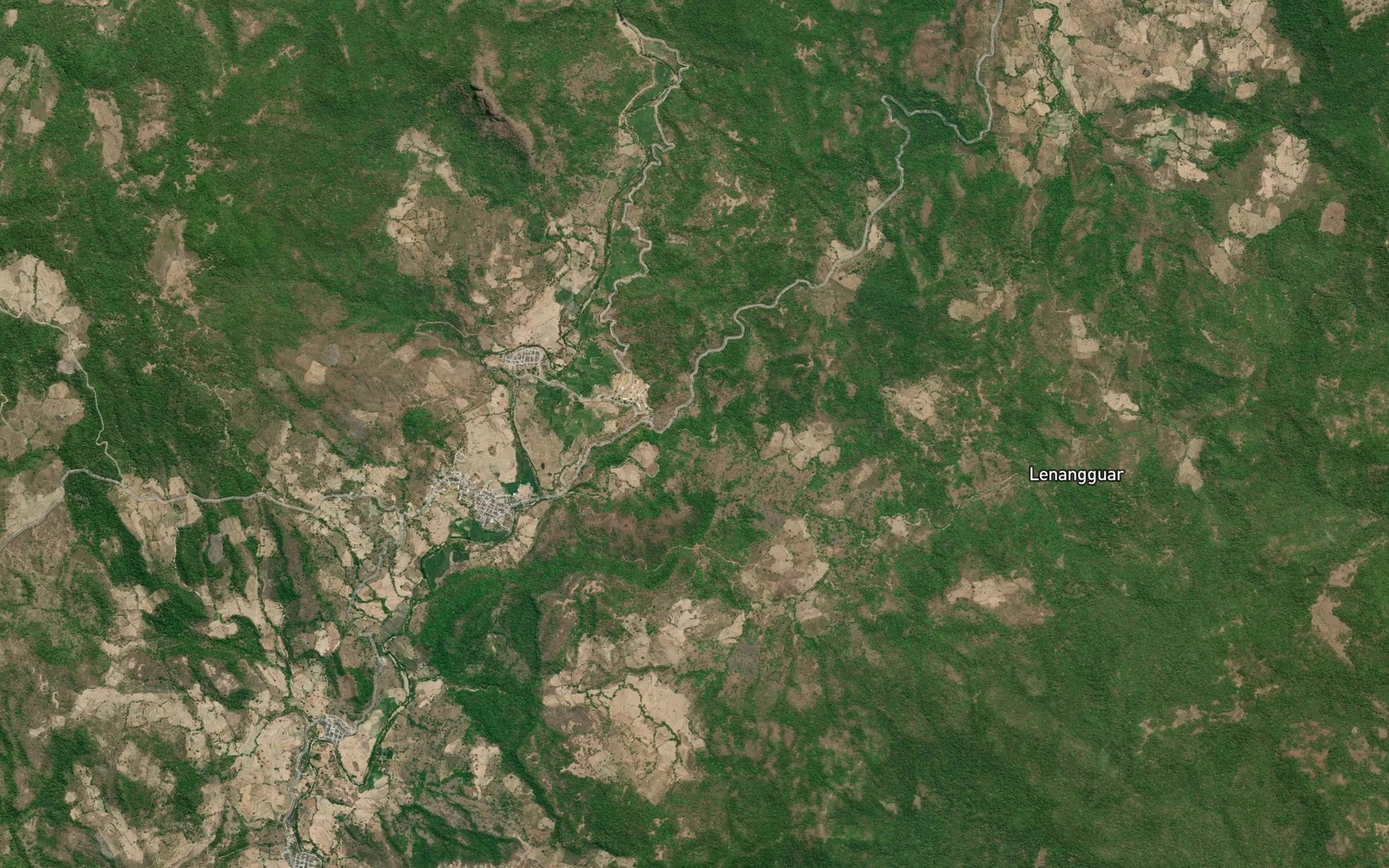 Satellite map of the Air Terjun Tebamurin