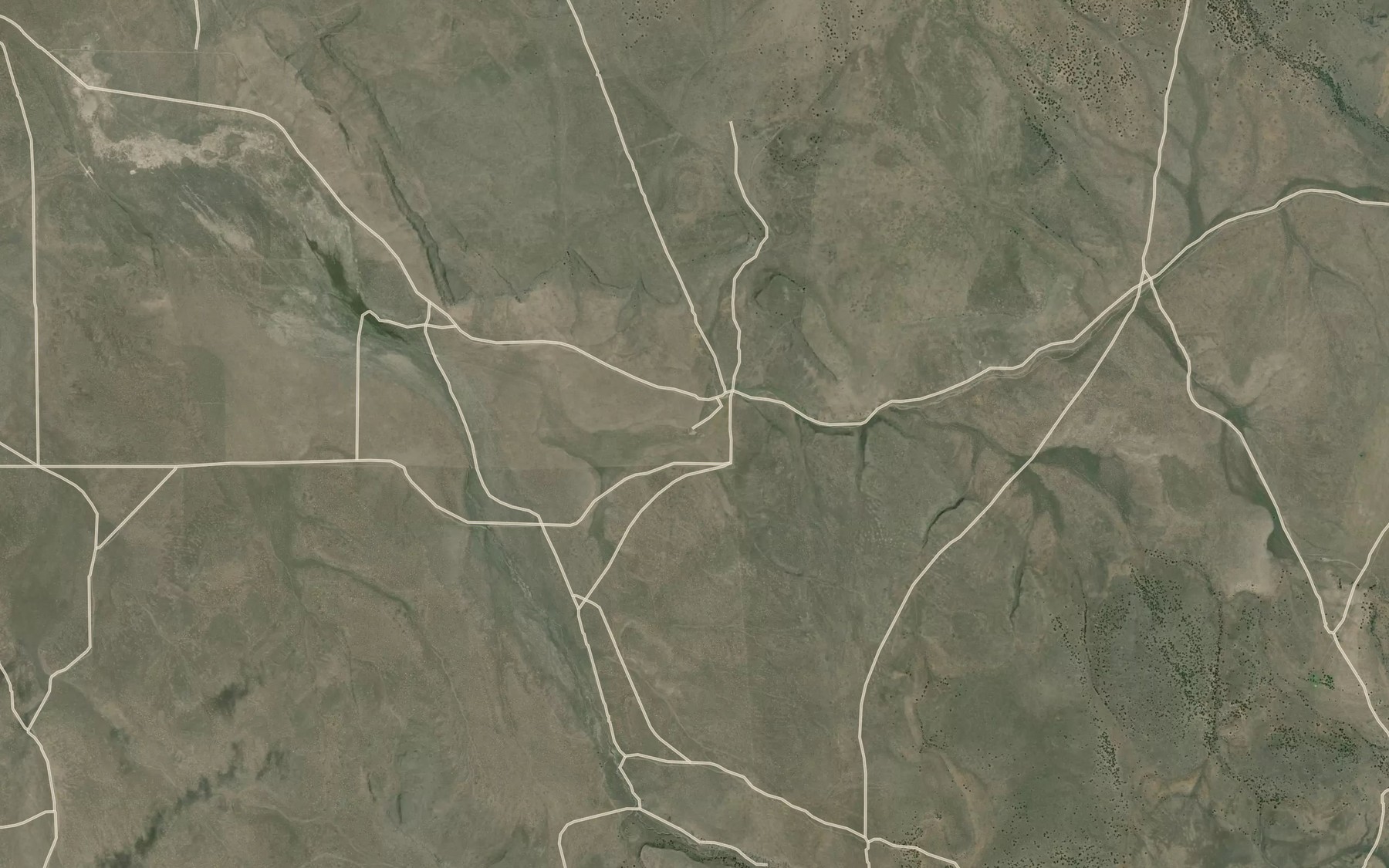 Satellite map of the Lost Creek Reservoir