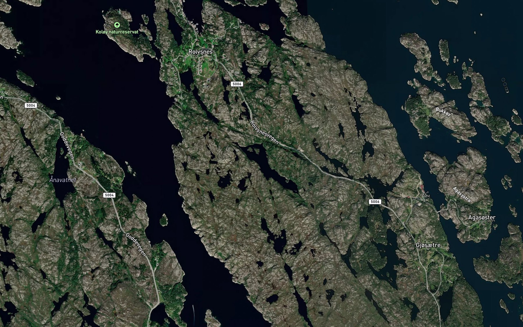 Satellite map of the Tollaksvatnet