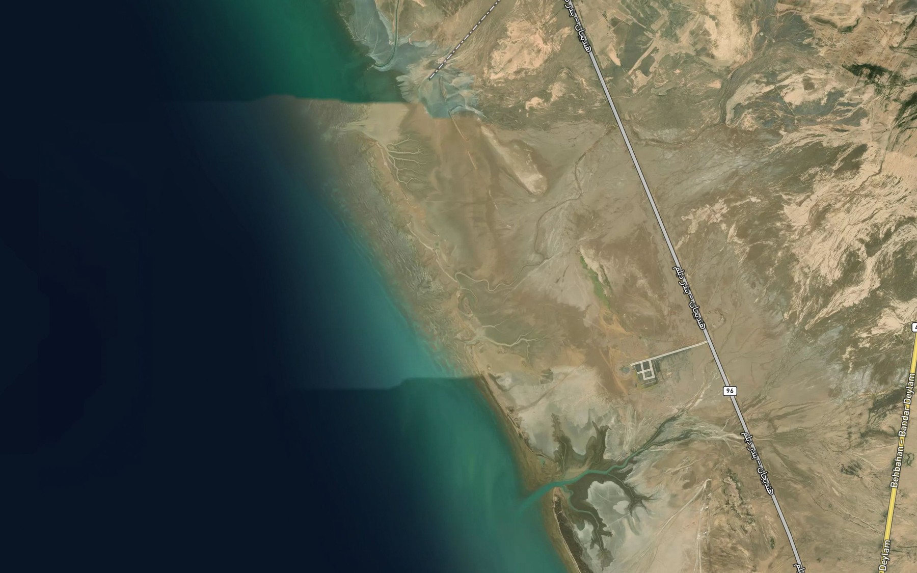 Satellite map of the Rudkhaneh-ye Darreh-ye Do