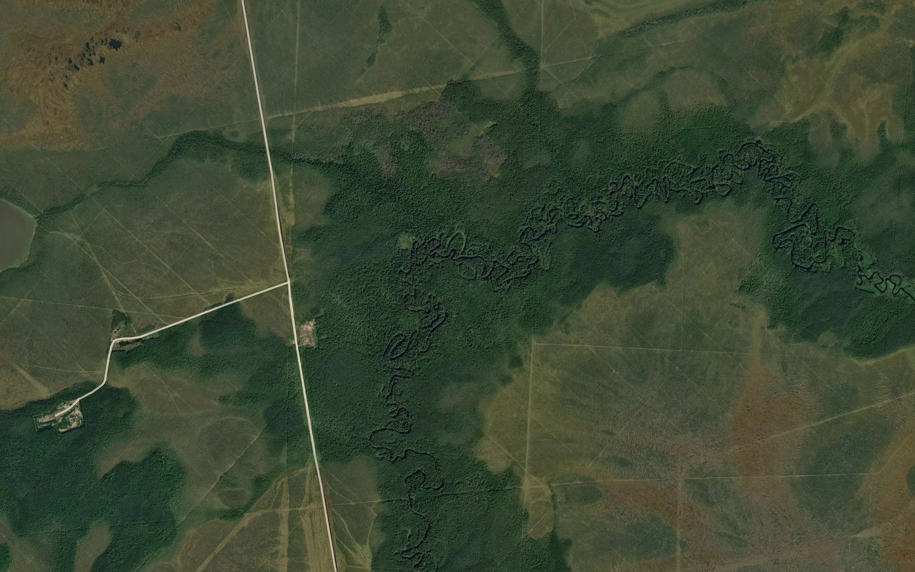 Satellite map of the Varyushkina