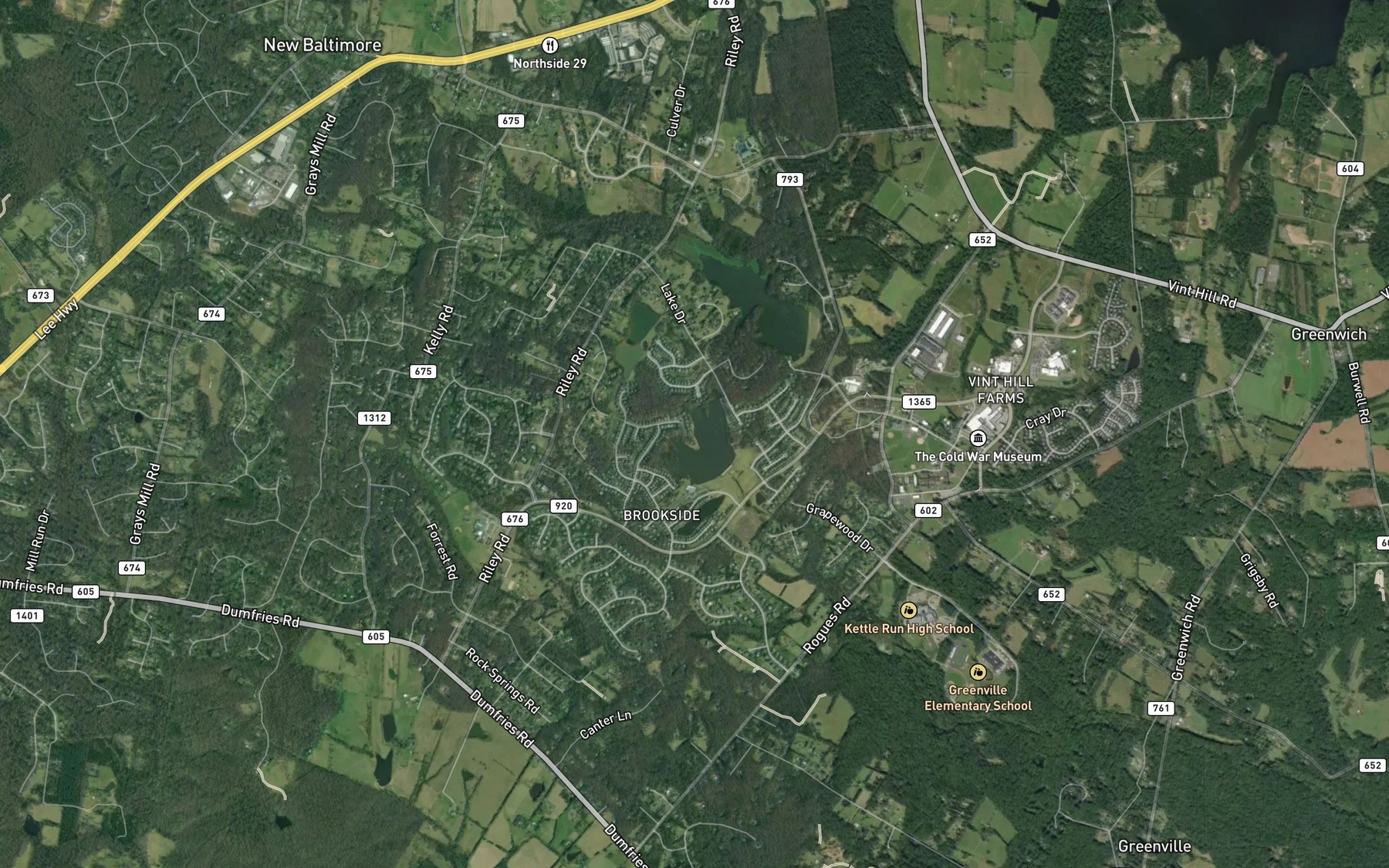 Satellite map of the Spot 3