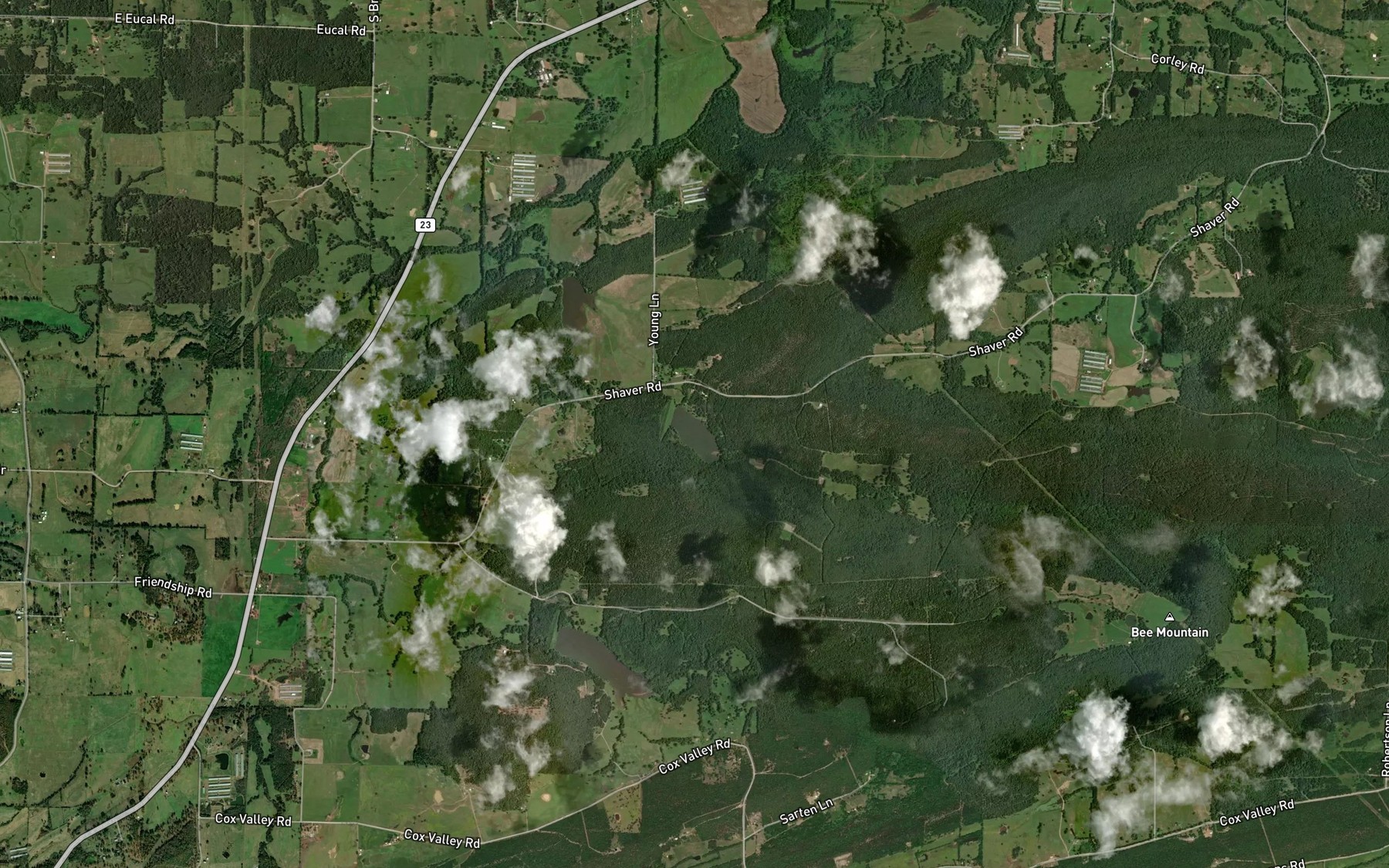 Satellite map of the Lake Number Three