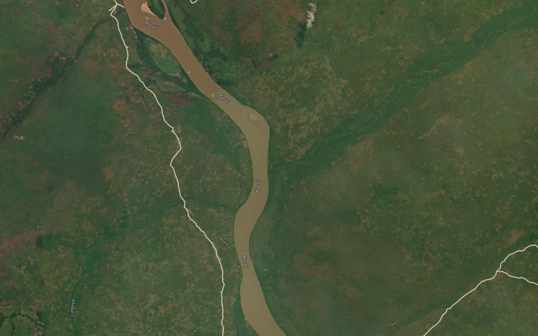 Satellite map of the Lubilu