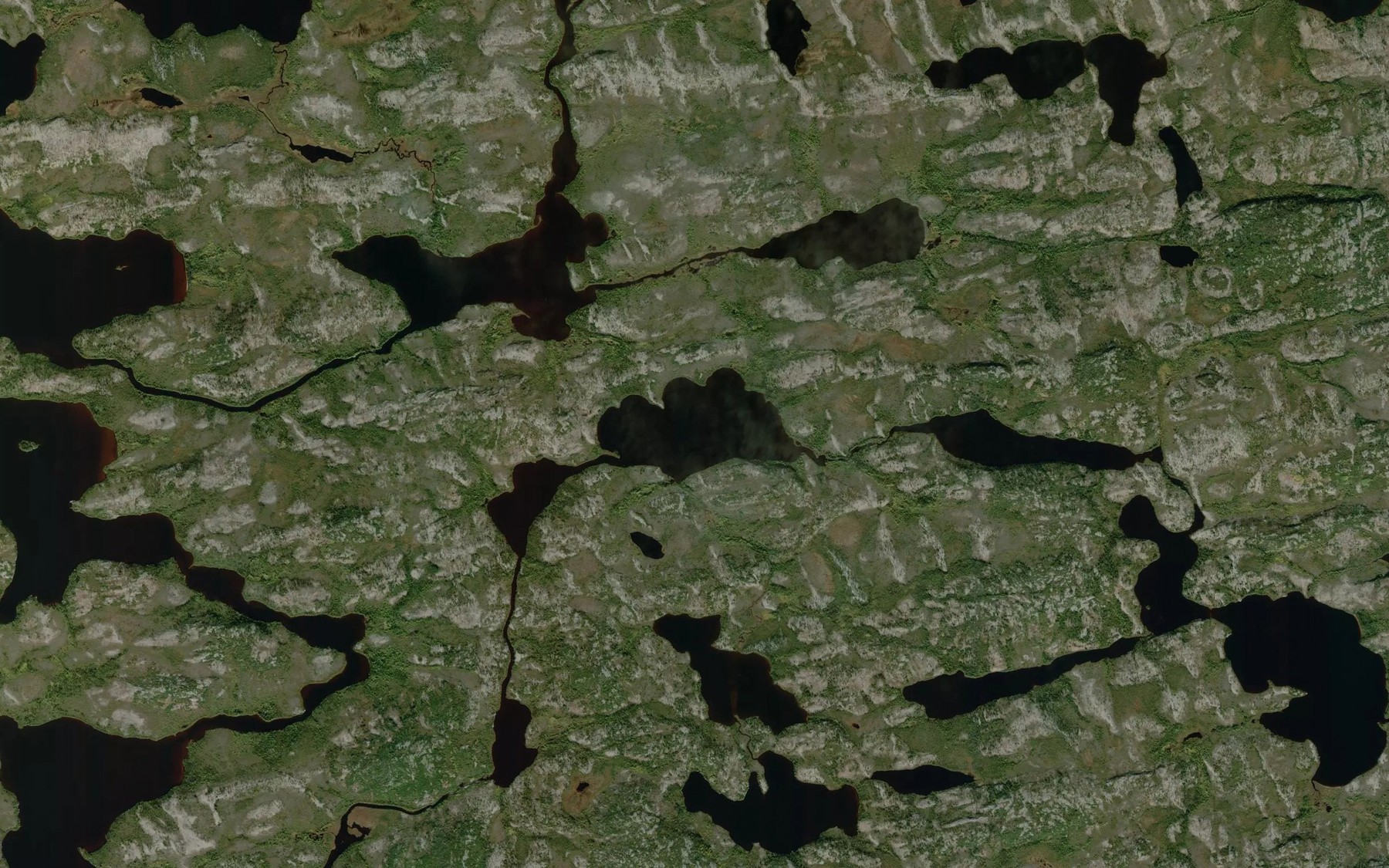 Satellite map of the Lac Wapiyaw Tapikwanuch