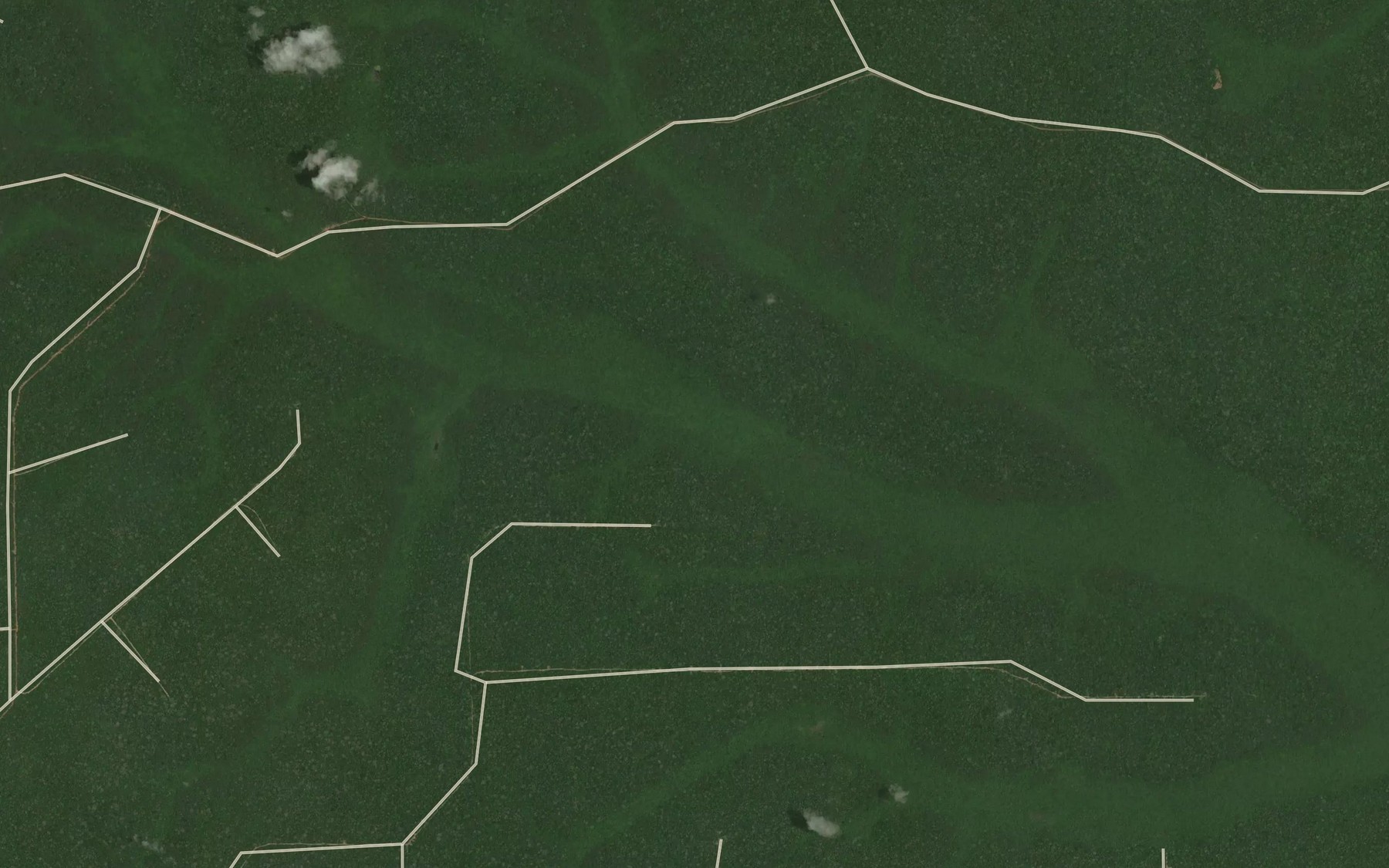 Satellite map of the Mileleke