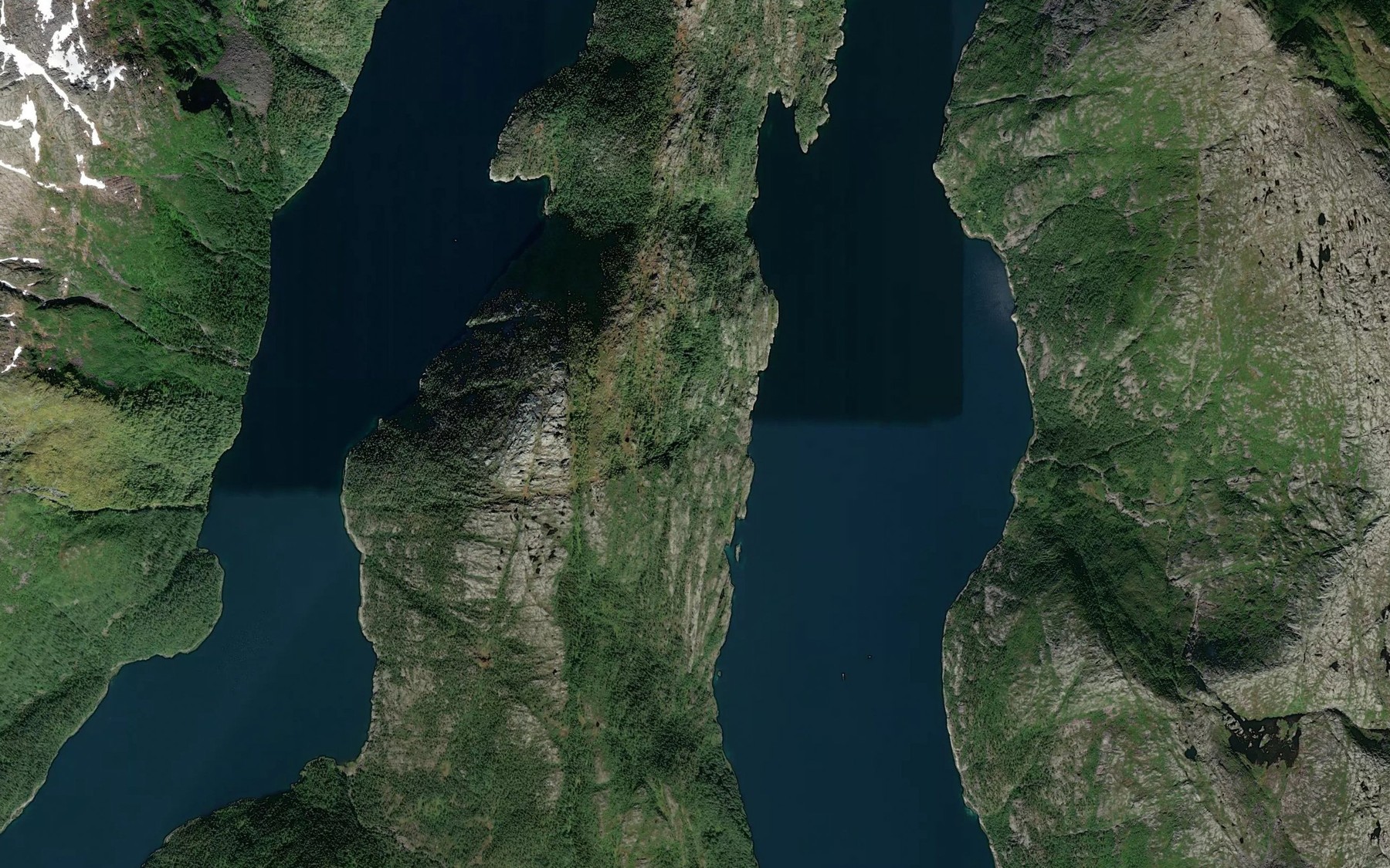 Satellite map of the Vallskardbekken