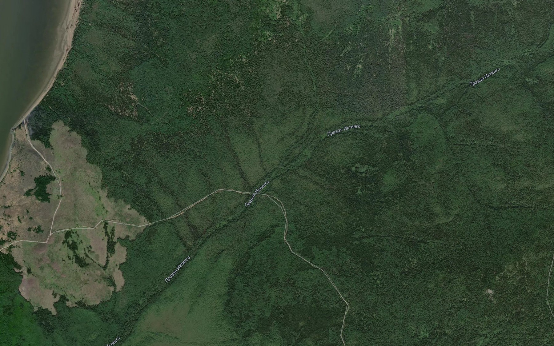 Satellite map of the Burunduchiy