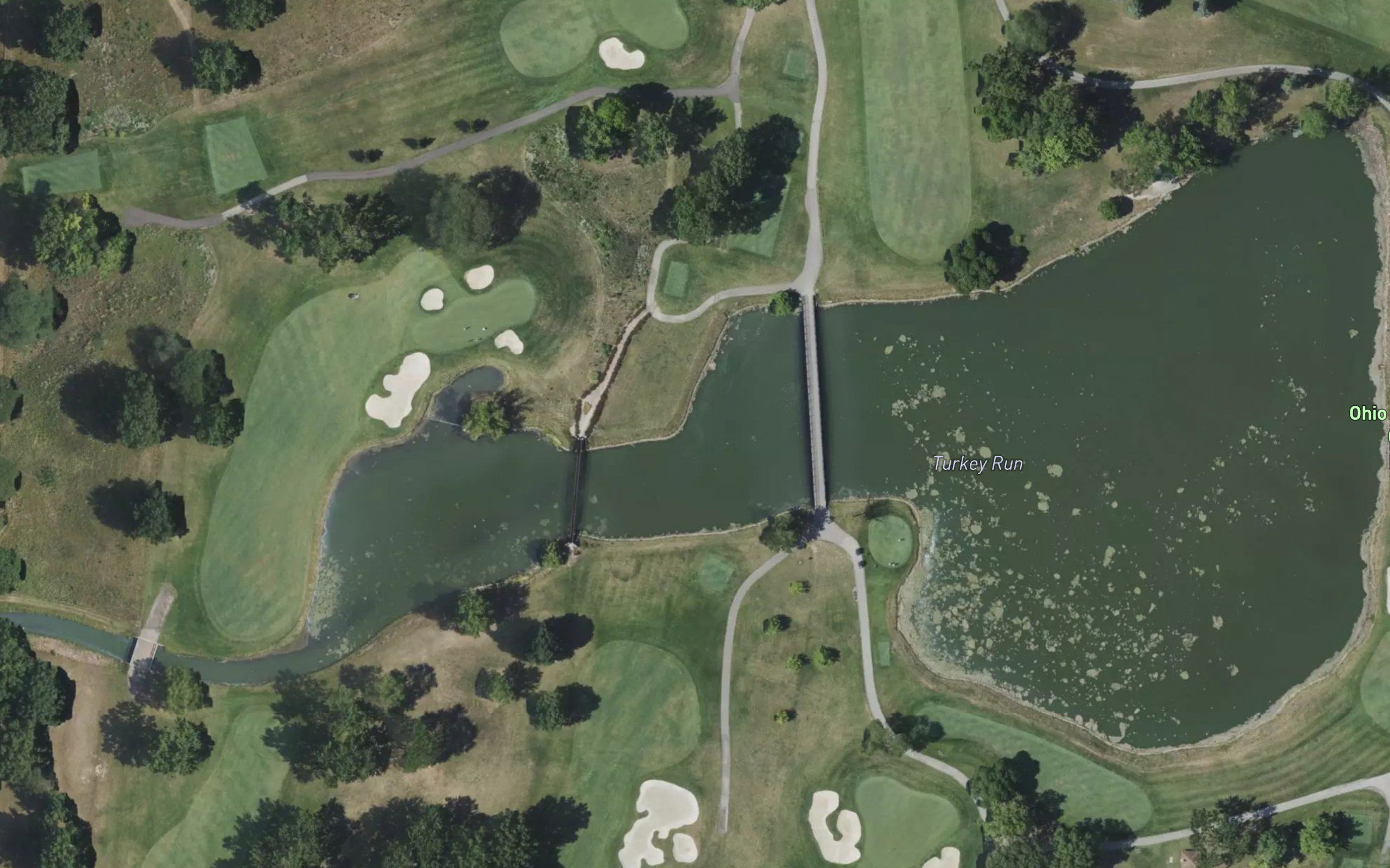 Ohio State University Golf Course Lake