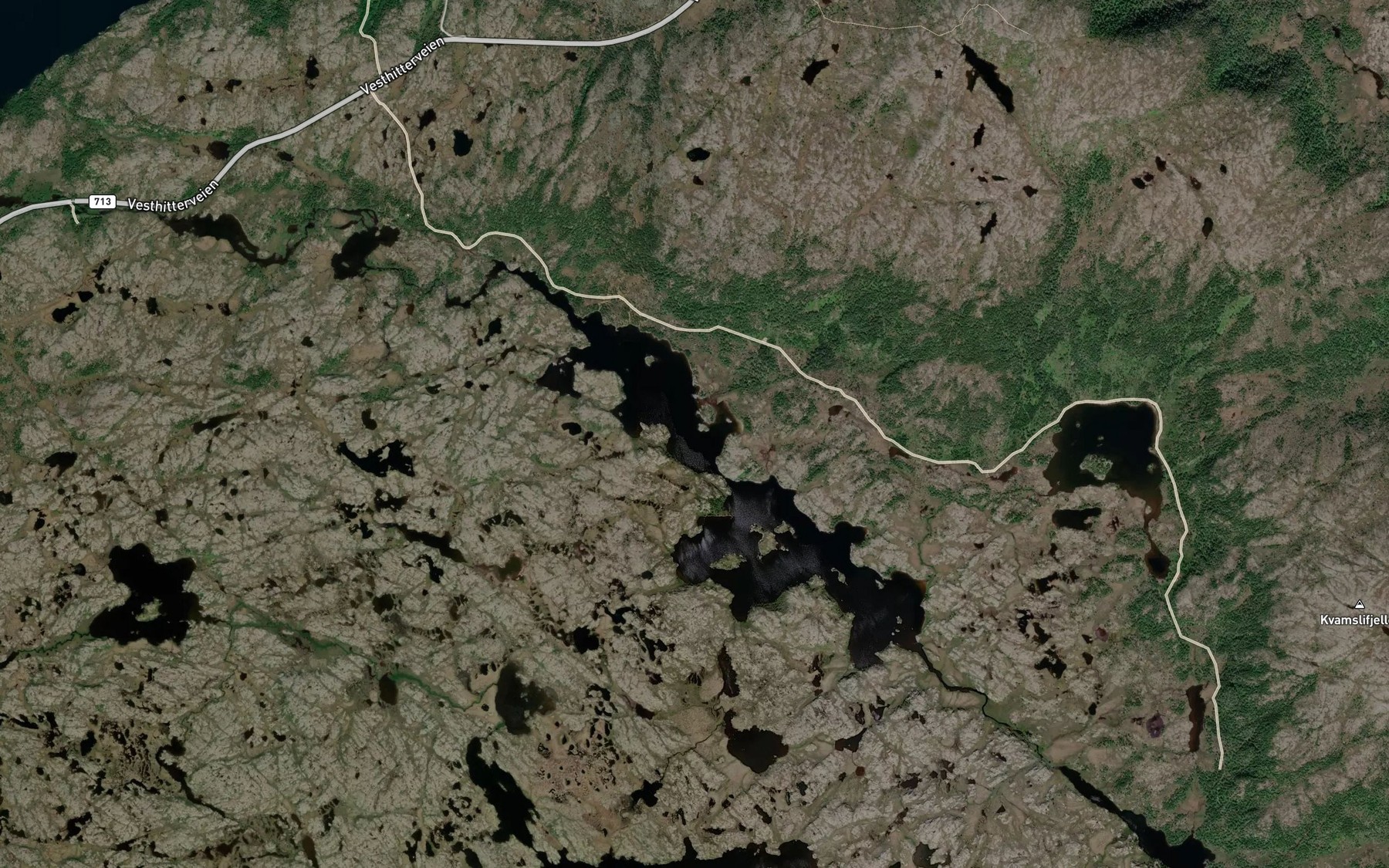 Satellite map of the Havikvatnet