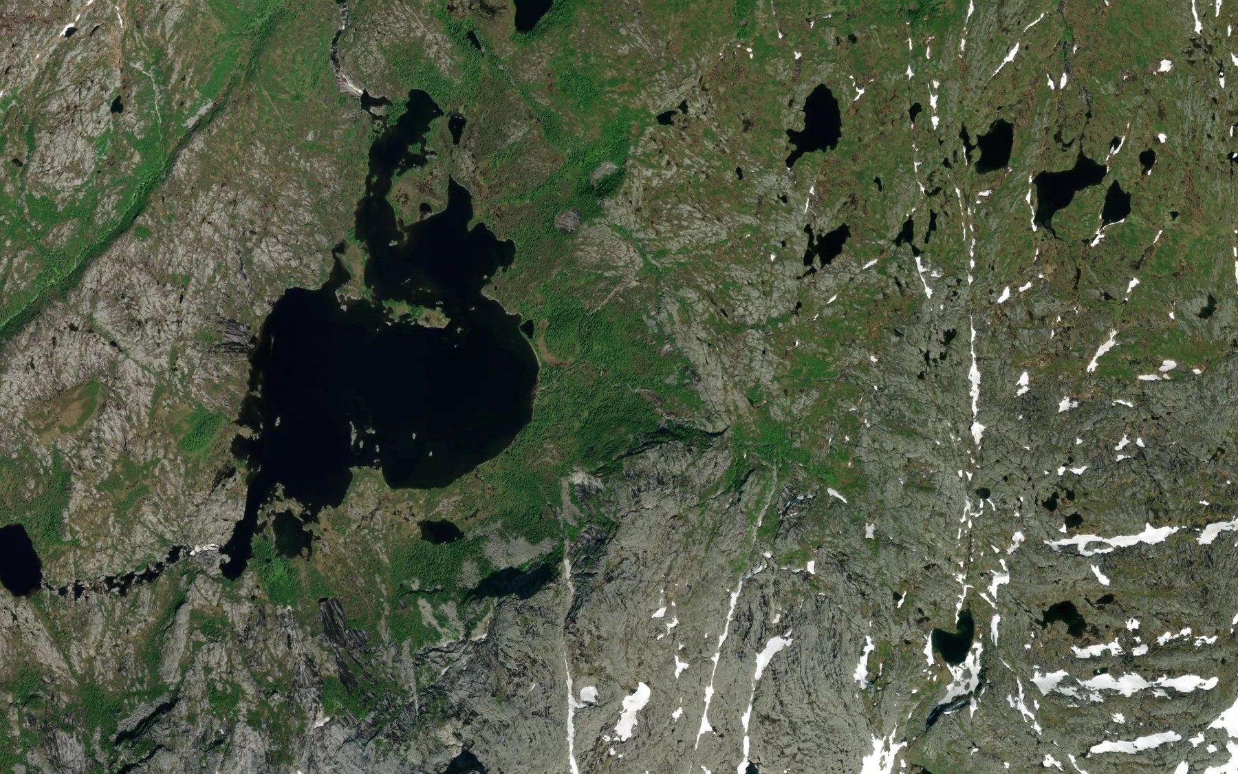 Satellite map of the Gaelpienjohke