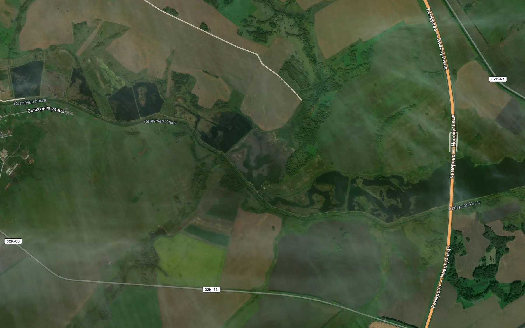 Satellite map of the Smotrik