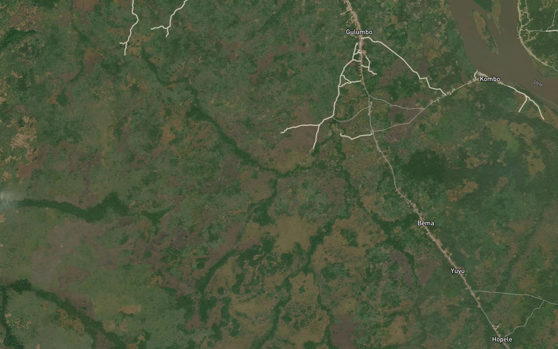 Satellite map of the Waka