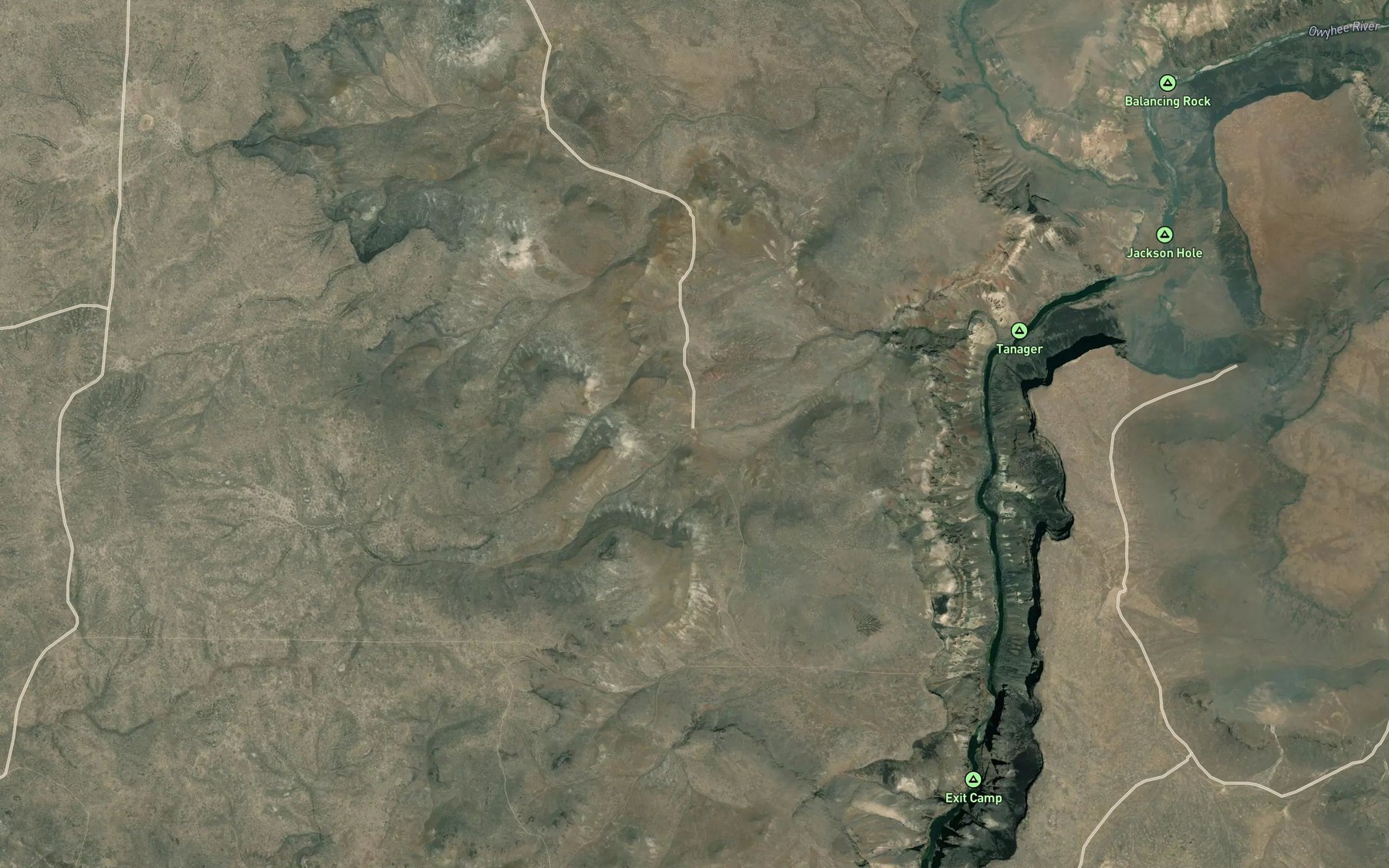 Satellite map of the South Reservoir